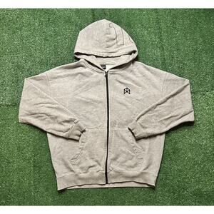 Bradley Martyn RawGear Zip Up Grey Hoodie Size L